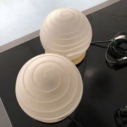 Brass and Murano Glass Table Lamp, Angelo Brotto for Esperia 1970