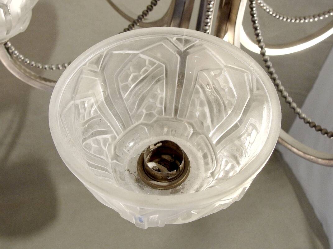 1930 chandelier with 6 lights