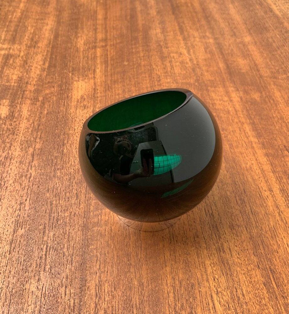 Mid-century modern German space-age glass balls by Quist, 1960s, set of 3
