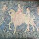Aubusson tapestry, The Noble Amazon, Halluin stitch, 1950s