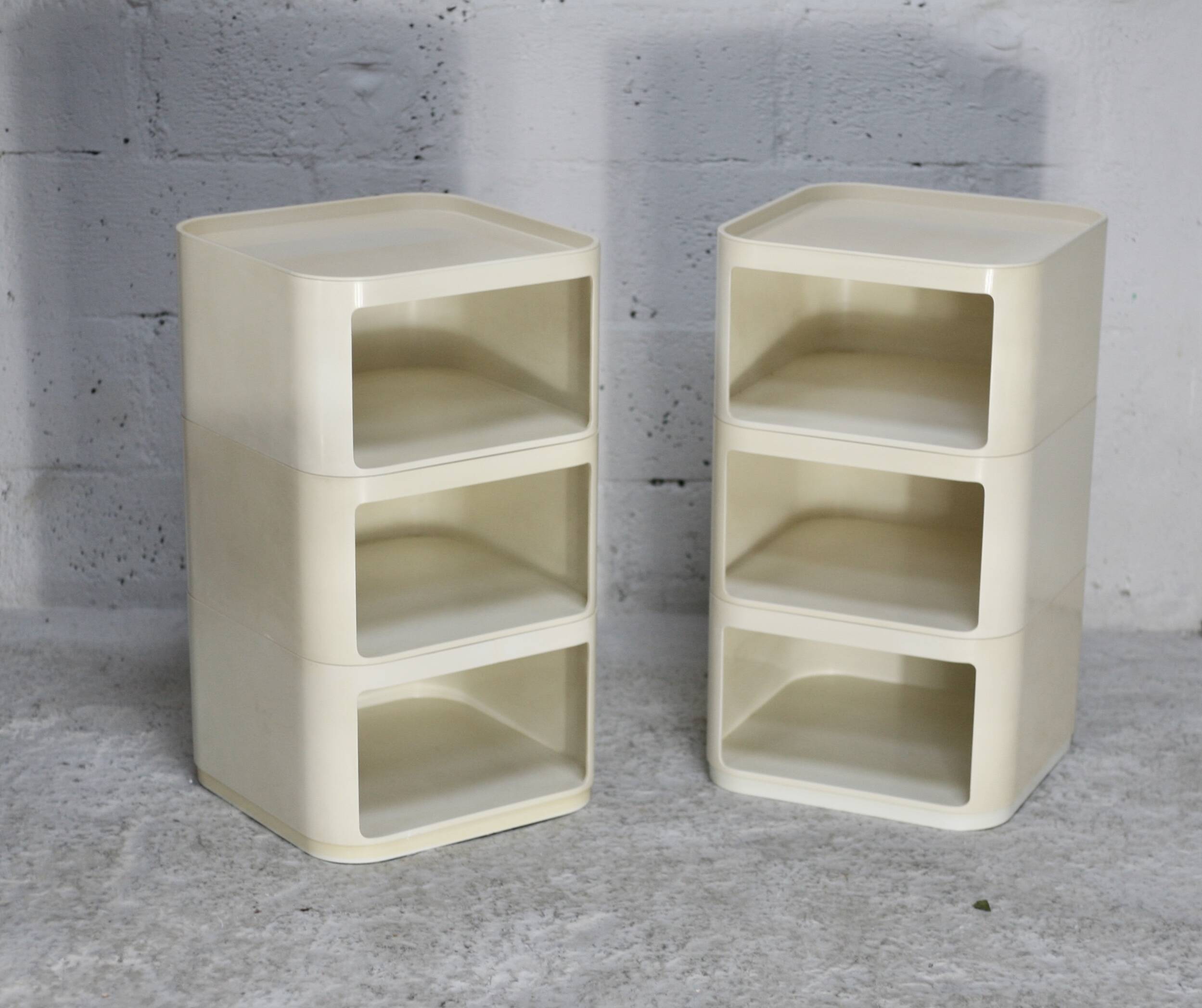 Anna Castelli, Kartell. Storage modules, Circa 1970