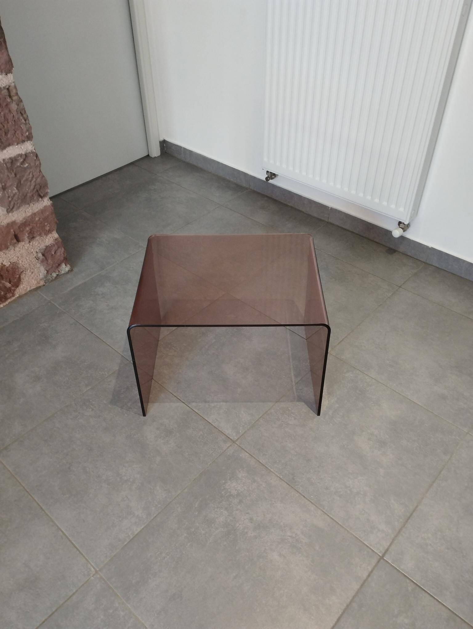 Designer furniture - side table - end table - bedside table by Michel Dumas - 1970 - vintage era