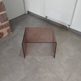 Designer furniture - side table - sofa end - bedside table by Michel Dumas - 1970 - vintage period