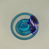 Blown glass vase by the Czech artist Jiří Suhájek