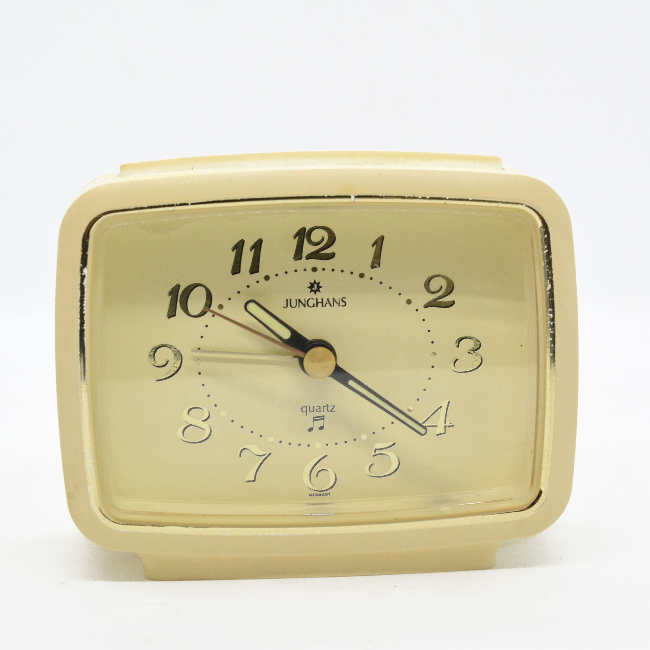 1980s Junghans modernist alarm clock, Germany