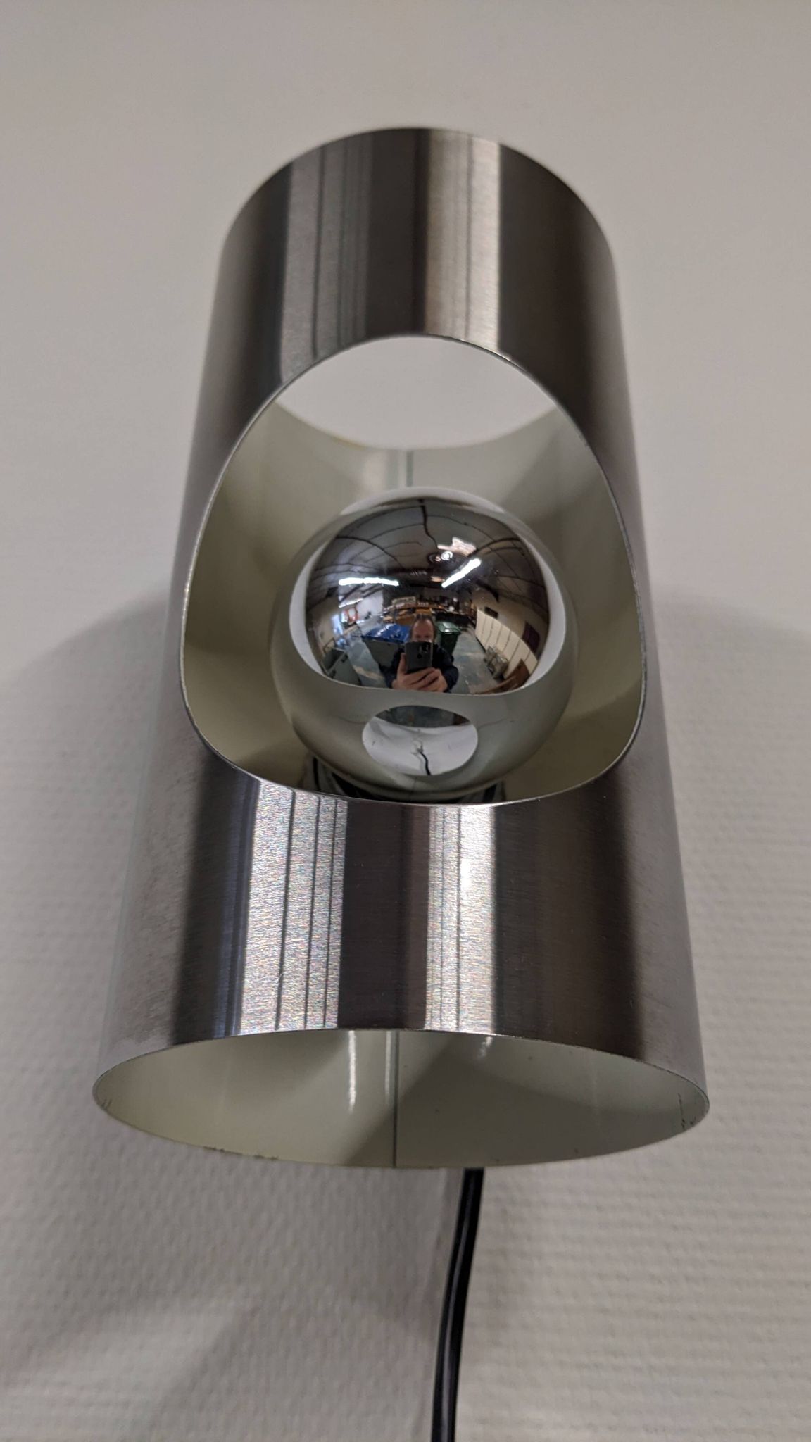 Pairs of Space age wall lights by Oxar France from the 60s/70s