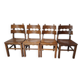 4 chaises brutalistes