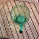 Large art deco pitcher in glass blow uranium (uralin)