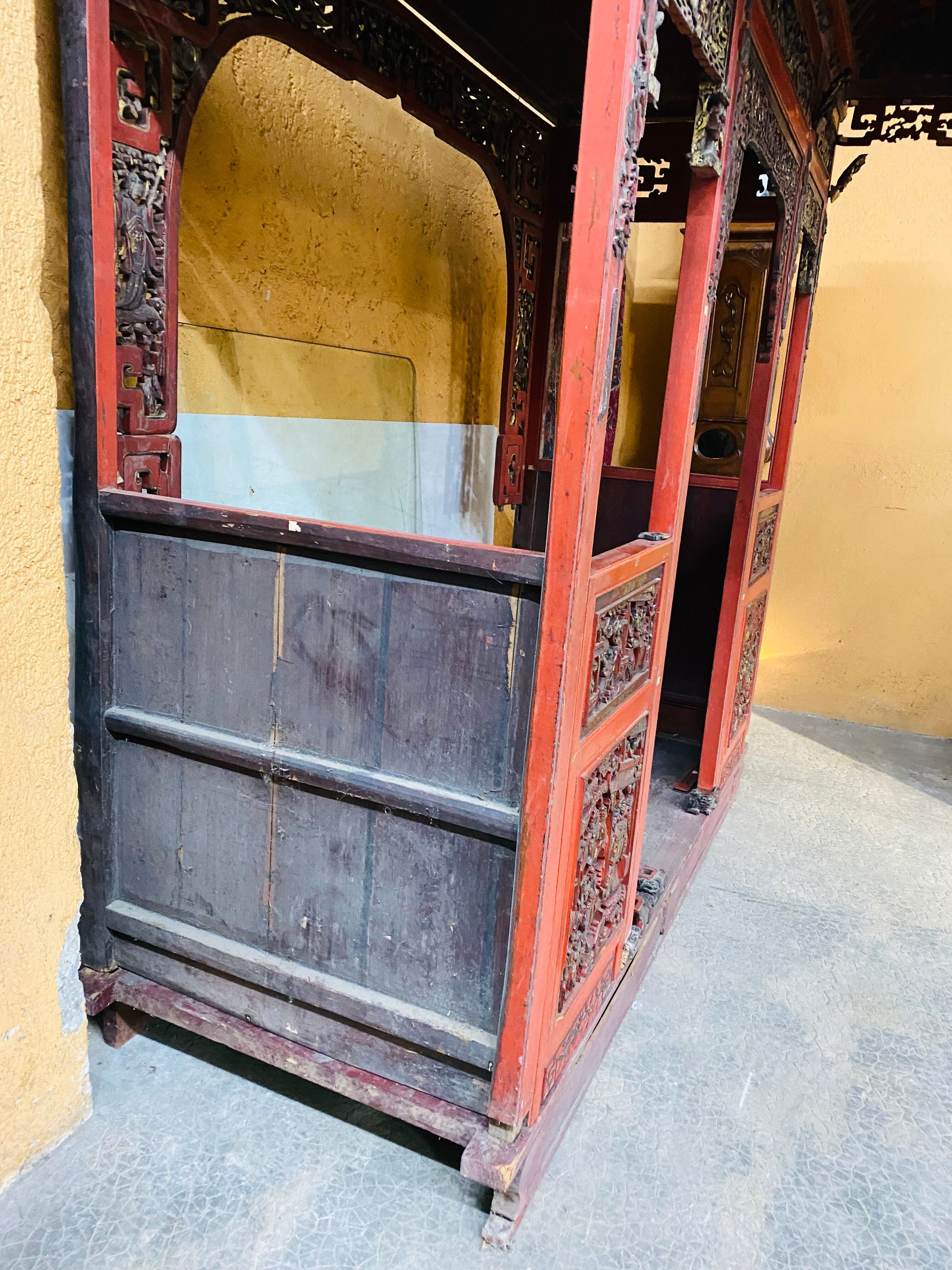 Lit chinois 19 éme siècle