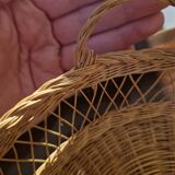Set of coasters, trivets and rattan trays
