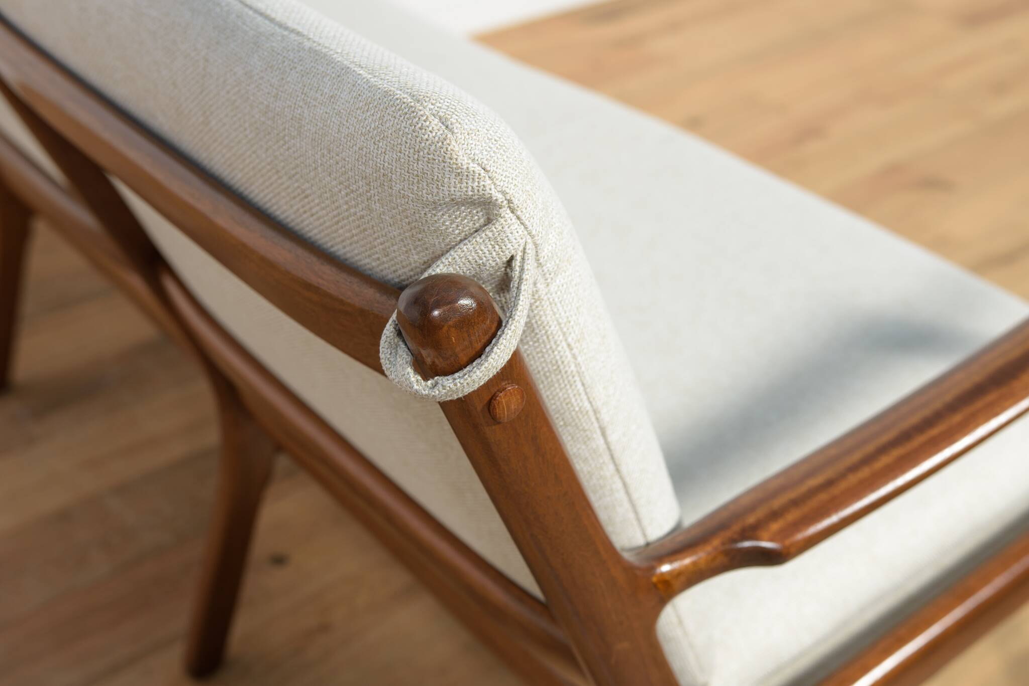 Mid Century Three-seater Sofa Model PJ112  by Ole Wanscher for Poul Jeppesens, Denmark, 1960s