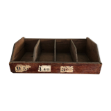 Old wooden grocery crate