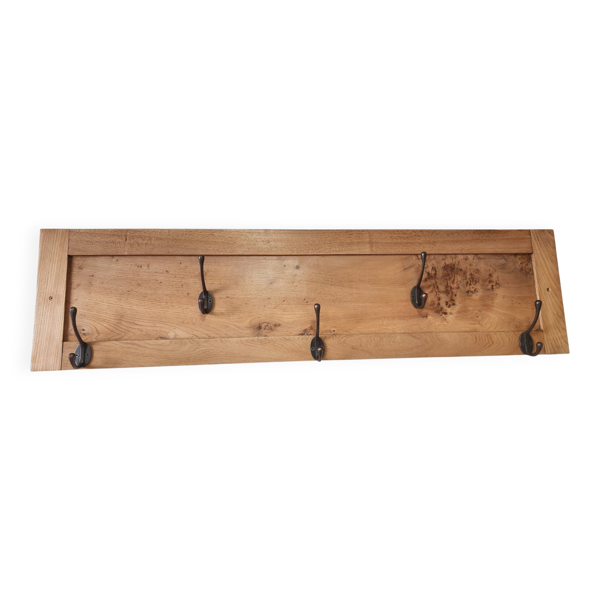 superb coat rack with 5 double hooks