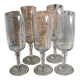 Bergamo crystal flutes