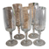 Bergamo crystal flutes