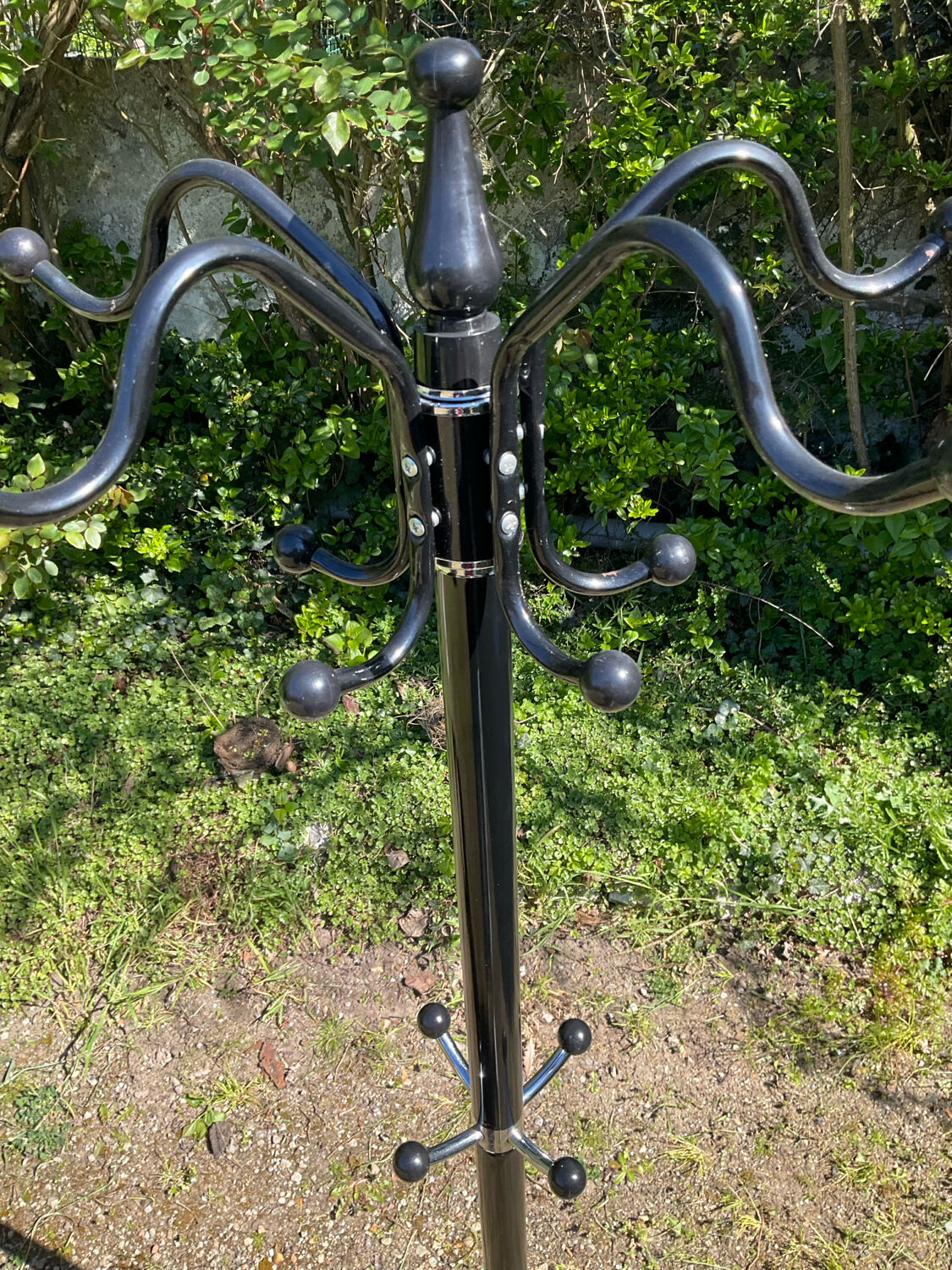 Vintage 1980s freestanding coat rack