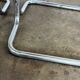 Vintage design tube frame dining chairs