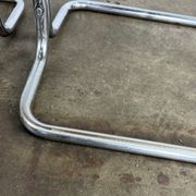 Vintage design tube frame dining chairs