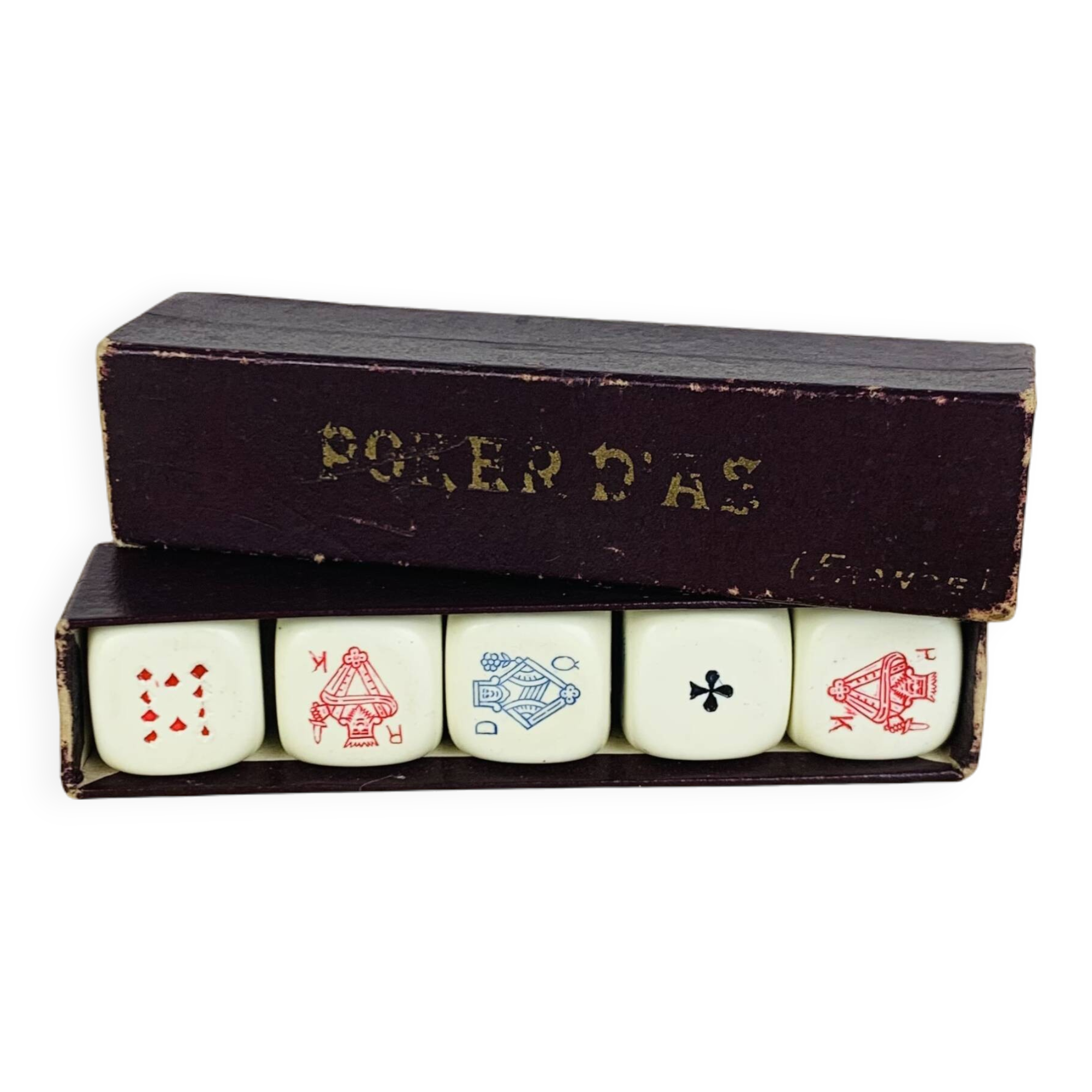 Vintage Ace Poker Dice Set