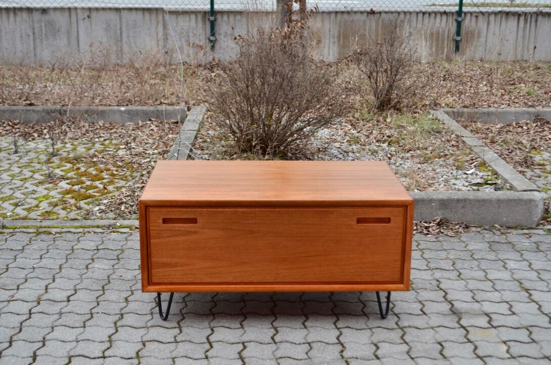 Danish Modern Teak Chest of Drawers  Cabinet Sideboard