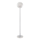 Lampadaire vintage italien "eye" en chrome, verre de Murano et marbre, 1970s