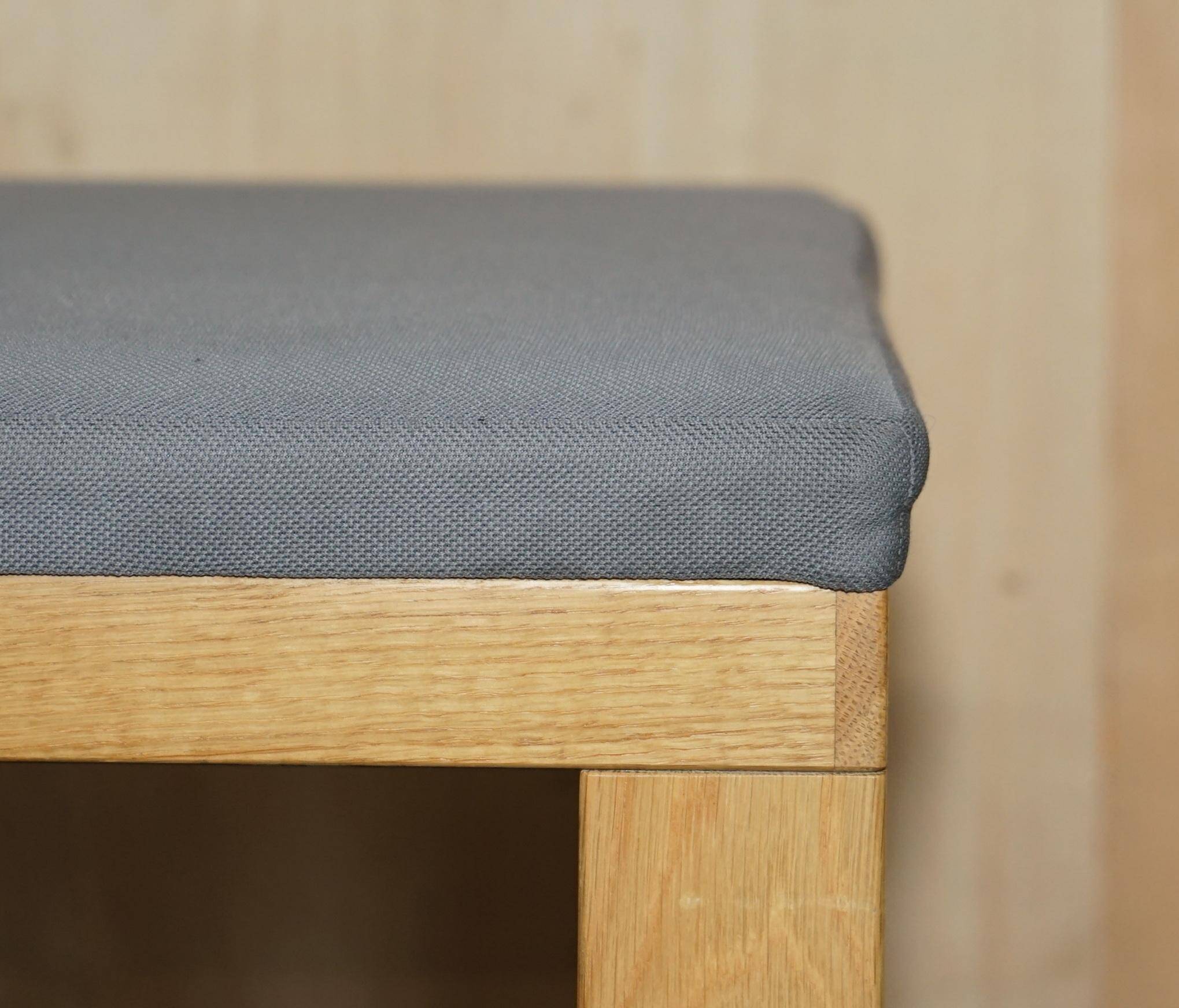 James Burleigh Bosa kitchen bench in handmade oak