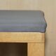 James Burleigh Bosa kitchen bench in handmade oak