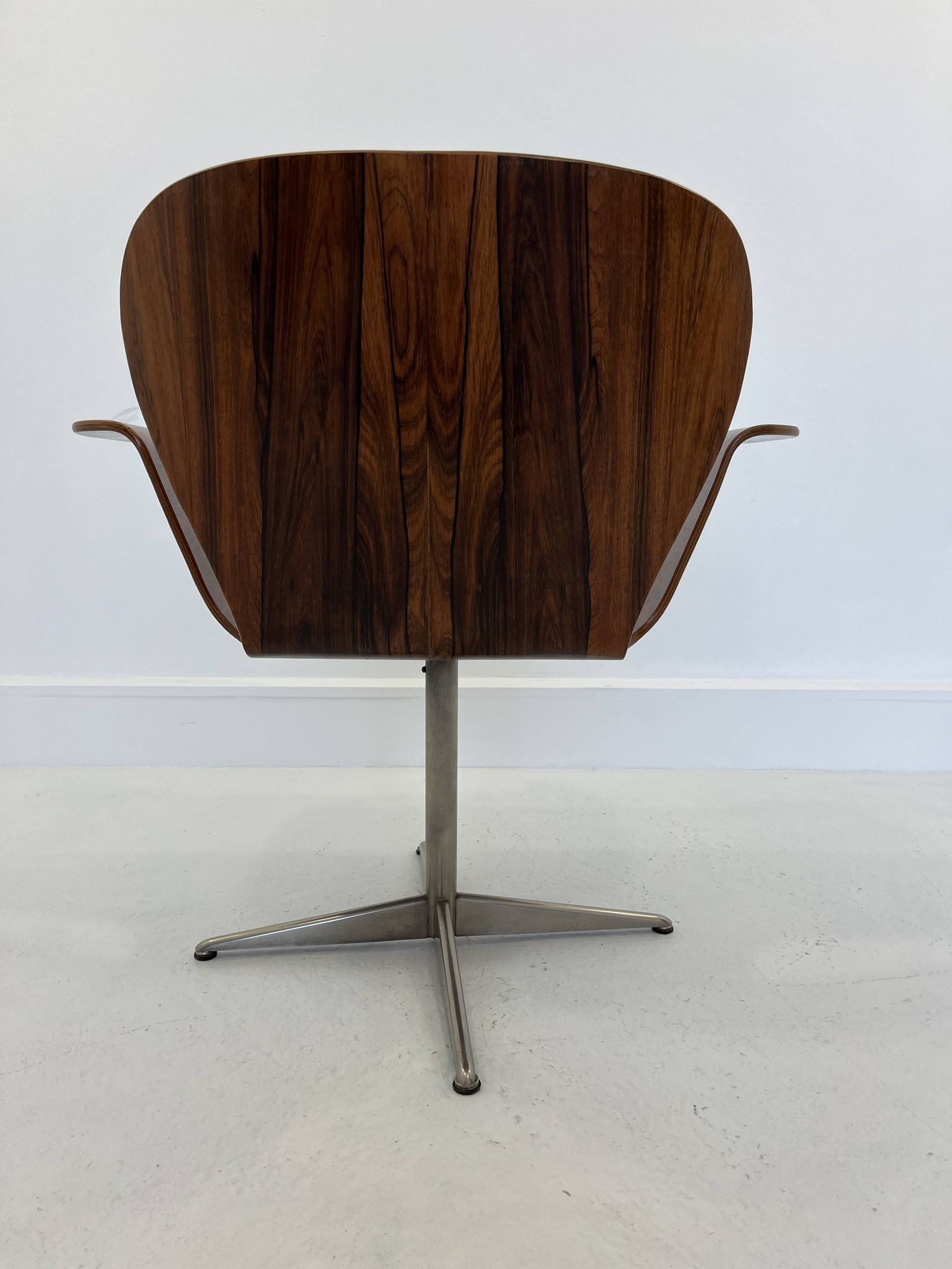 Mid-Century Plywood Focus Chair by A. Belokopytoff for Westnofa