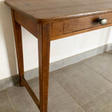 Double bureau vintage en chêne des années 50