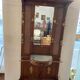 Walnut coat rack early XX th