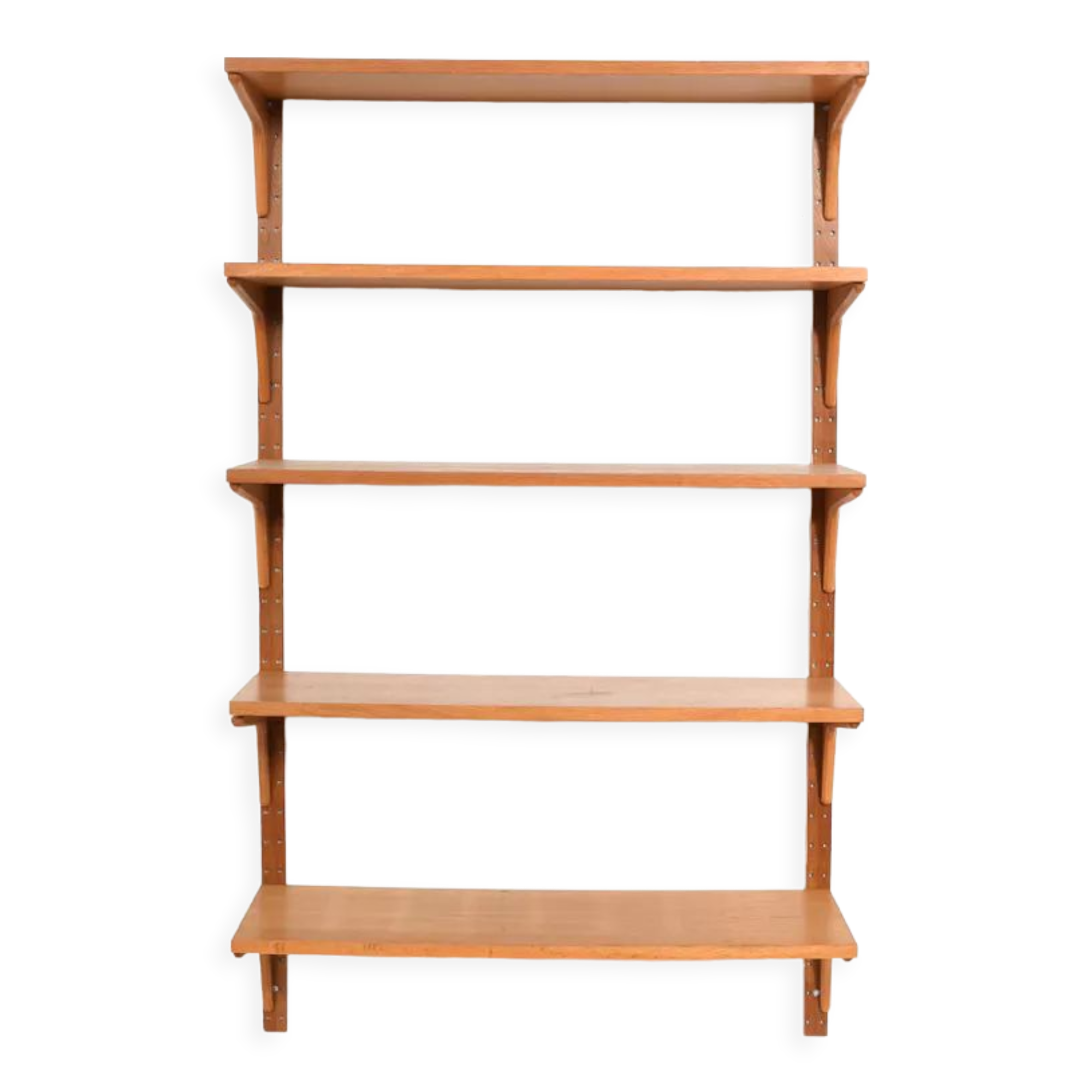 Système d’étagère en chêne danois par HG Furniture Danemark Années 1960