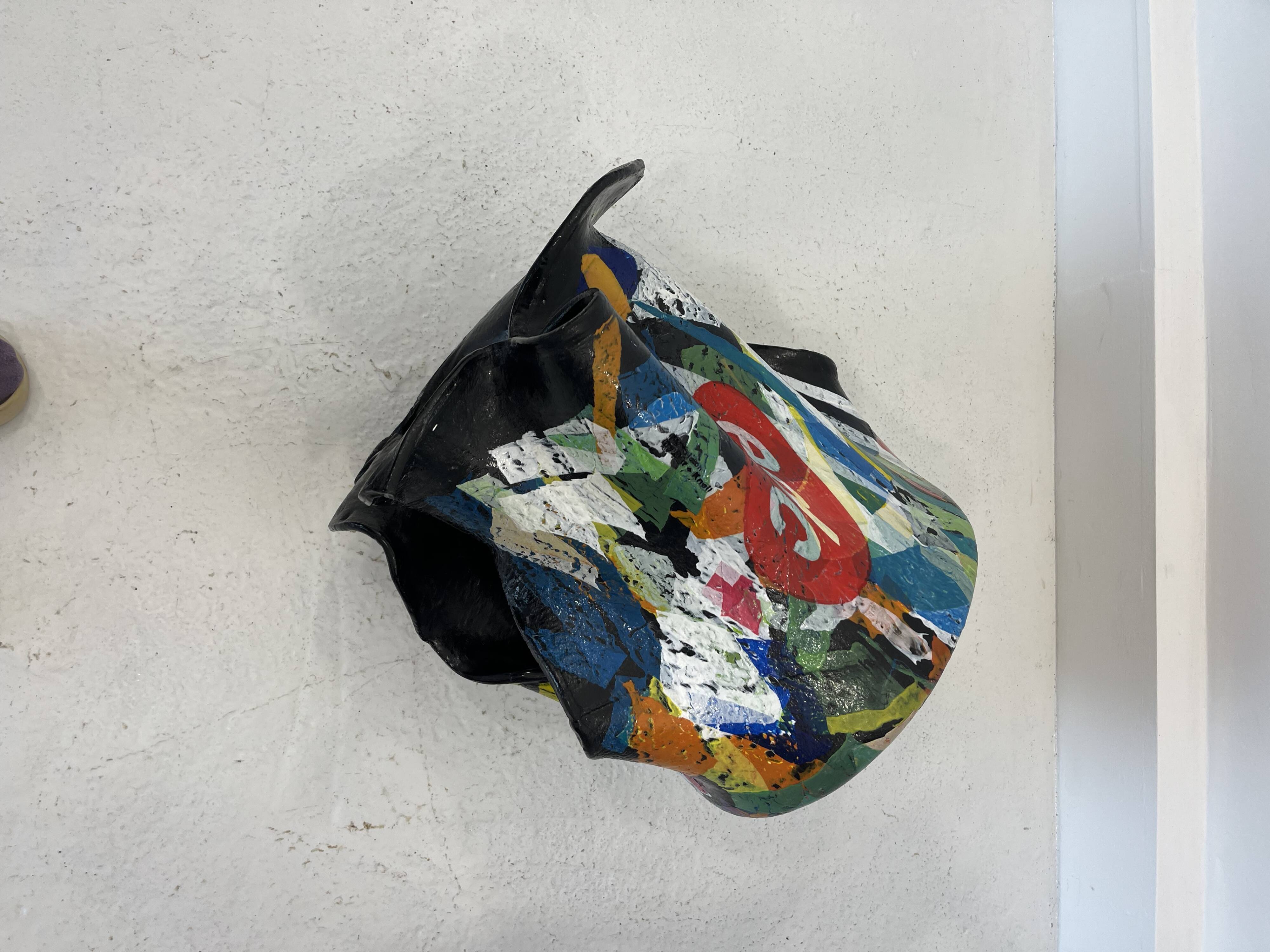Tabouret en plastique recyclé de Bar & Knell, 1990
