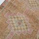 Turkish Pink & Brown Vintage Runner Rug, 78x371Cm