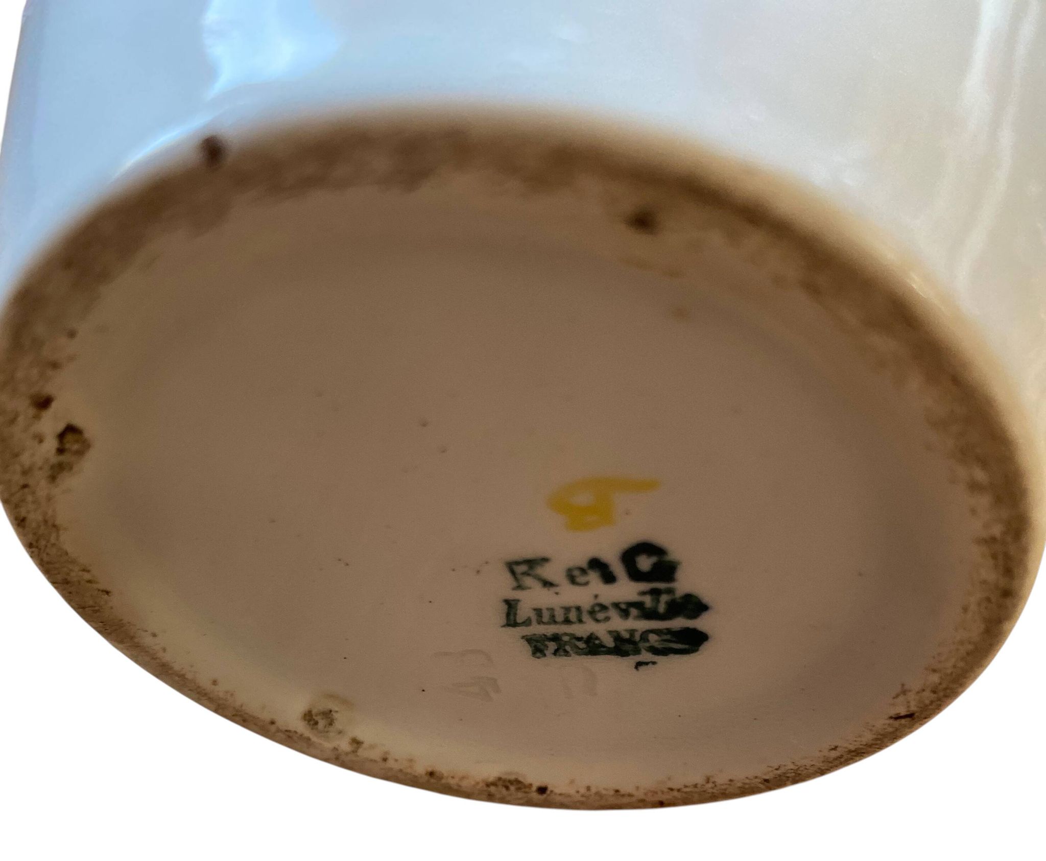 K&G Luneville France ceramic teapot