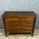Louis XVI-era Parisian dresser in mahogany and gilded bronzes