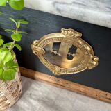Grocer's scale in wood and marble "Béranger"