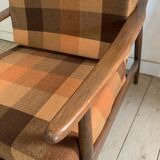 Fauteuil boomerang vintage