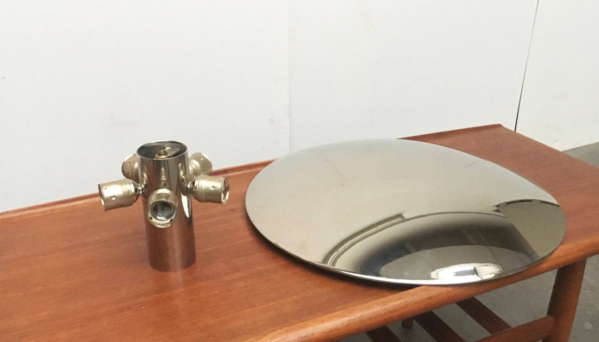 Sela 55 Wall Light Model Hollywood Regency by Florian Schulz, 1970s