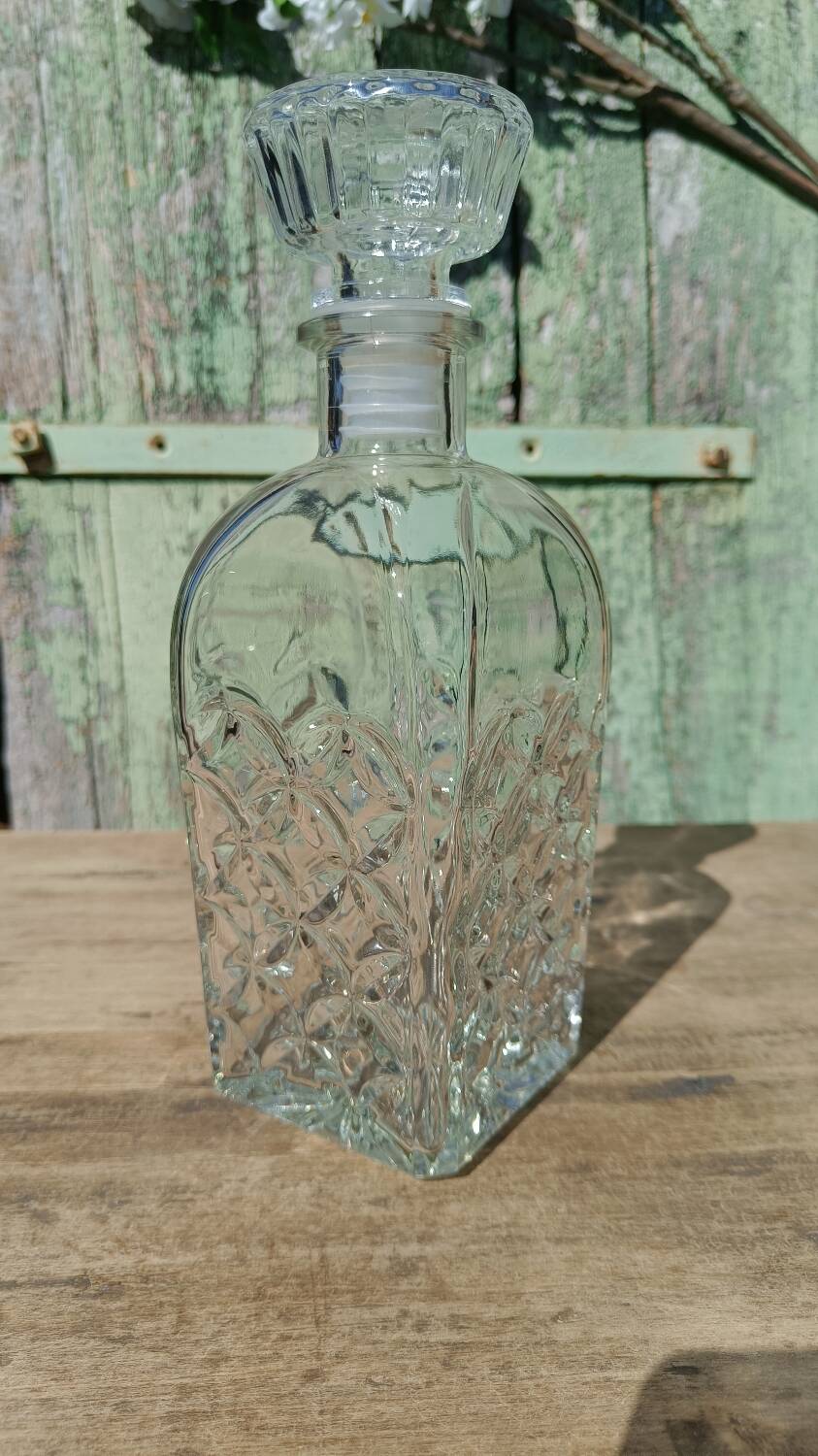 Vintage glass carafe