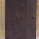 Vintage alpine table in carved and painted wood - signed