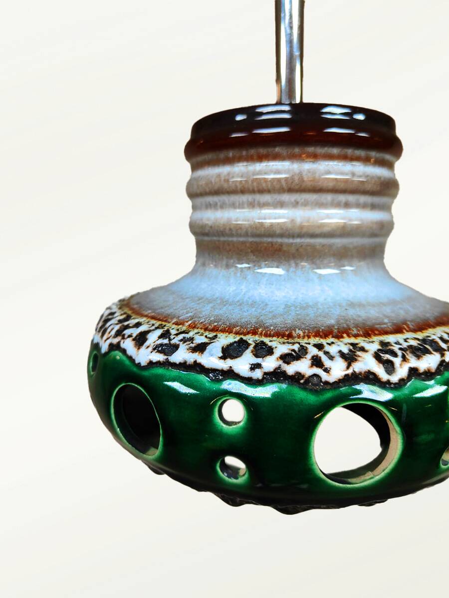 Suspension vintage en lave grasse de conception hollandaise Herda 1970