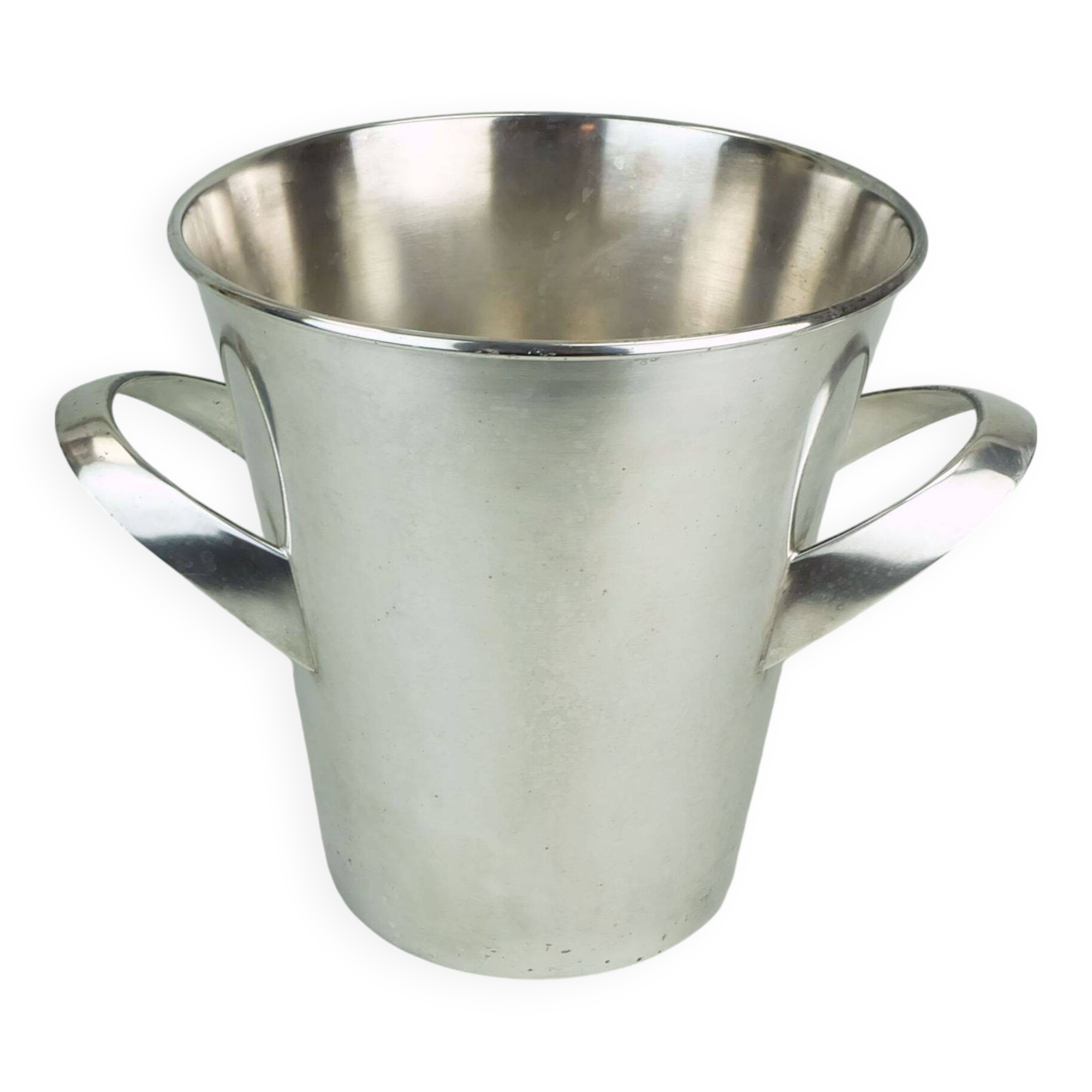 Silver-plated mid century champagne cooler designed by kurt mayer for wmf  1950s
