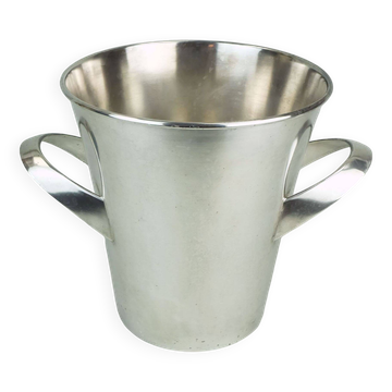 Silver-plated mid century champagne cooler designed by kurt mayer for wmf  1950s