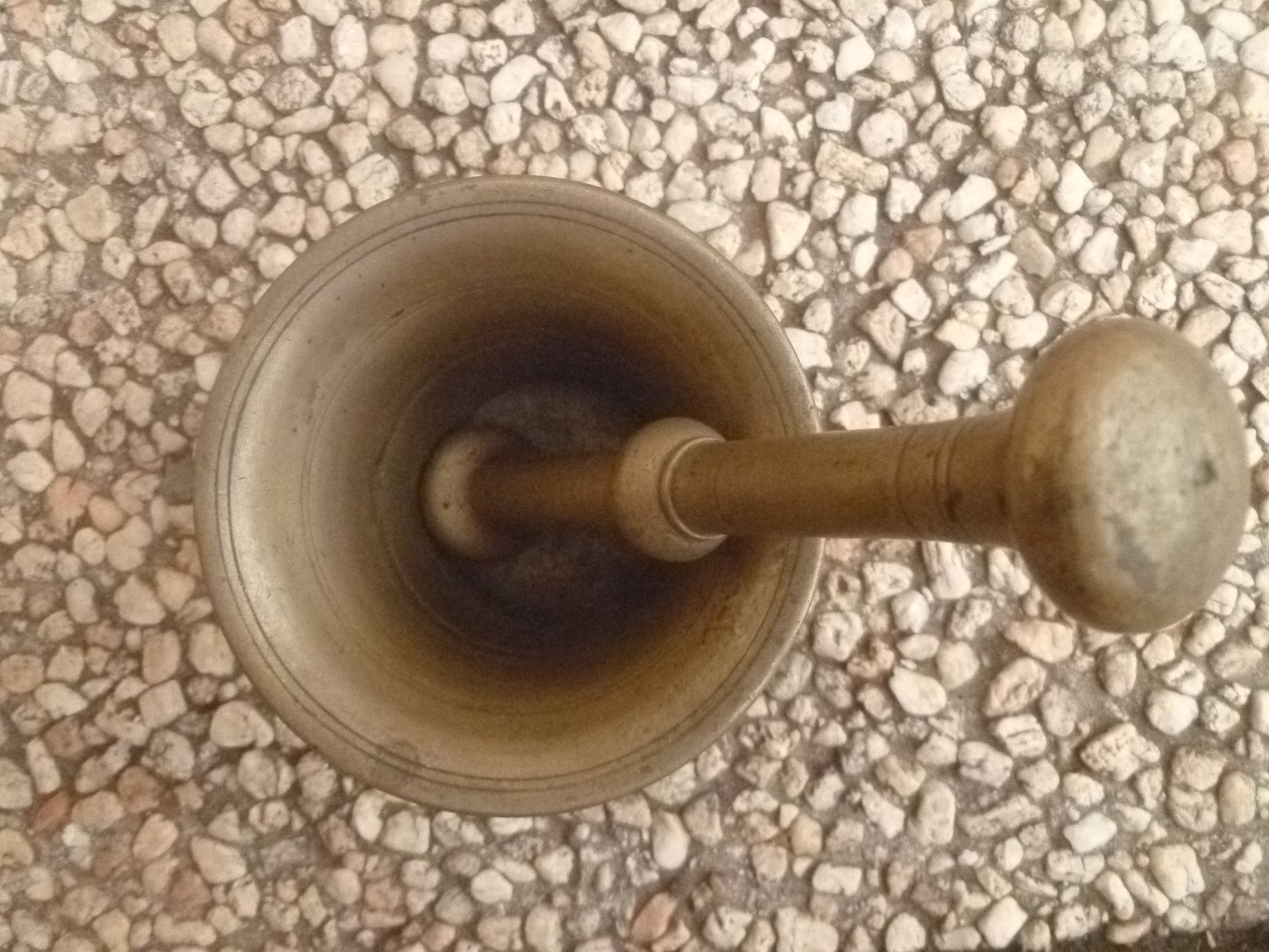 Mortier et pilon vintage