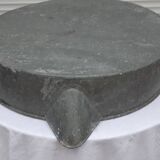 Large vintage industrial zinc basin with spout.