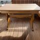Corner bench for chalet