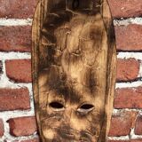Masque mural en bois