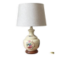 LAMPE Céramique Base Bois VINTAGE
