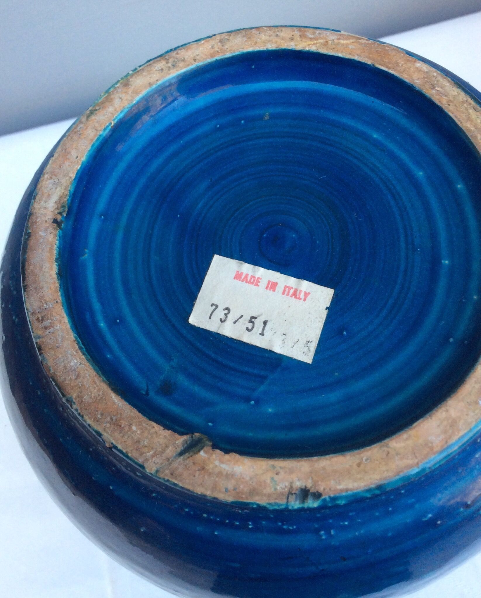 Bitossi ceramic vase, Italy, 60s