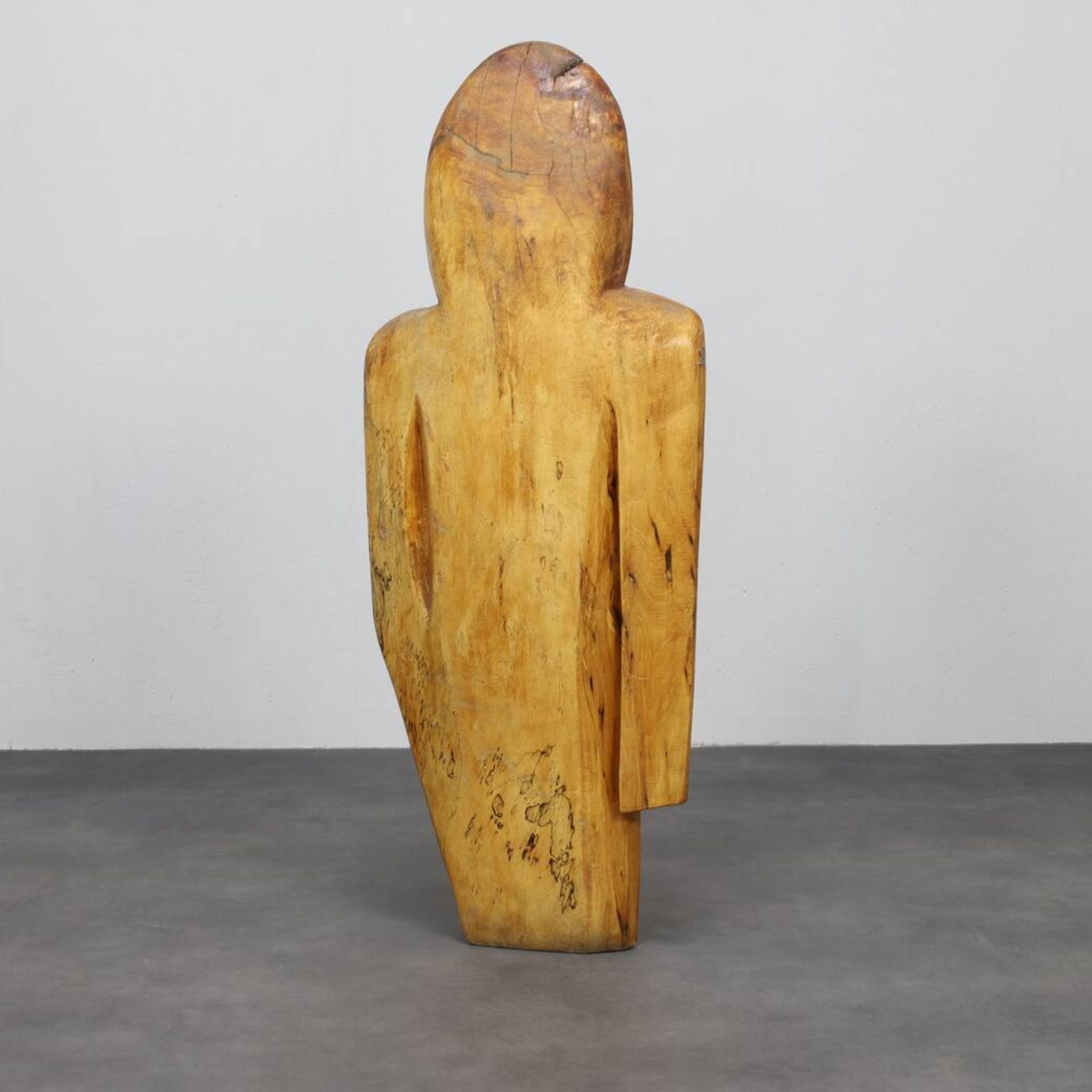 Sculpture Group “Family in Wood” by Roland Lavianne, 1970s
